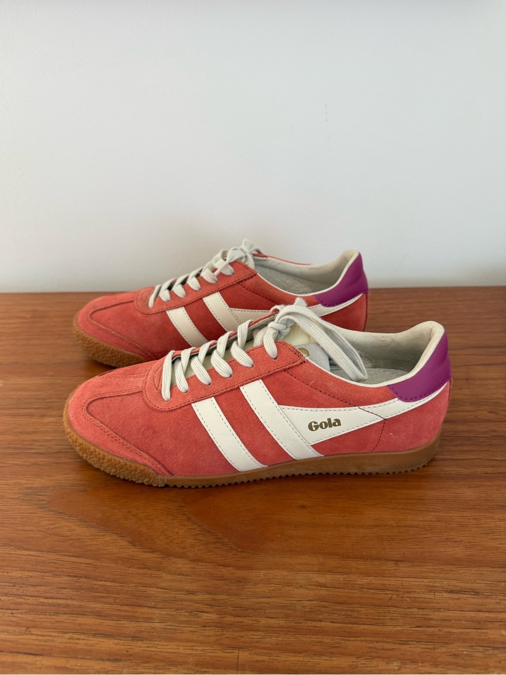 Gola Women's Coral & White Sneakers